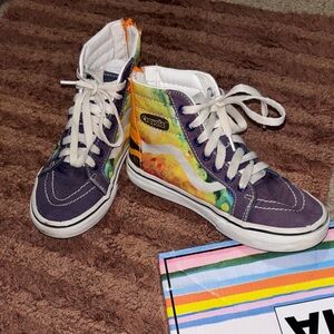 Kids Vans Crayola Kids Sneakers - Purple and Multicolor